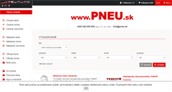 Desktop Screenshot of pneu.sk