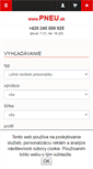 Mobile Screenshot of pneu.sk